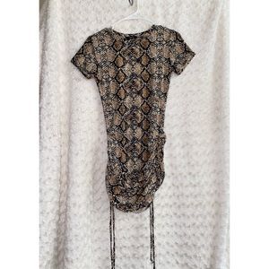 SM Snake print mini dress from Forever 21.
